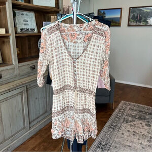 Spell & the Gypsy desert rose play suit size 8AUS